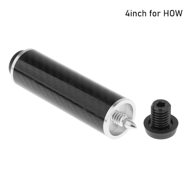 1 Stk Snooker Cue Extension Connect Shaft 4INCH FOR HVORDAN 4INCH 4inch for HOW