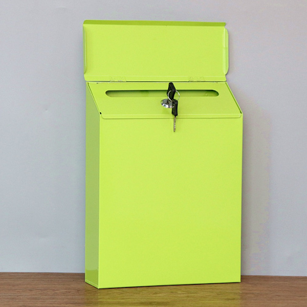 Postboks Brevoppbevaringsboks GUL Yellow