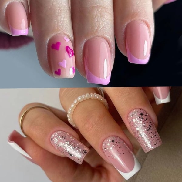 24stk False Nails Long Square JP2401 JP2401 JP2401
