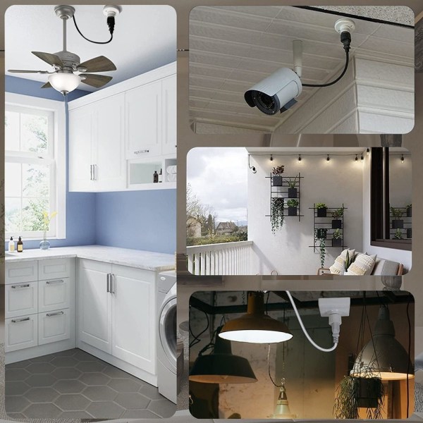 E26 Lampsockel LED Sockel VIT white
