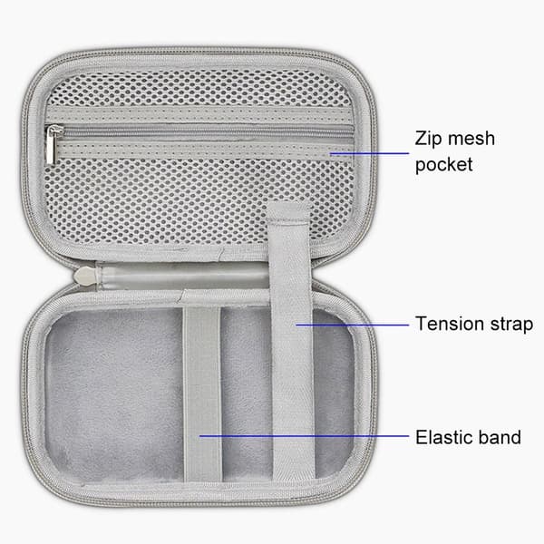 Digital opbevaringstaske USB-kabeltasker GRÅ STYLE 2 STYLE 2 grey Style 2-Style 2