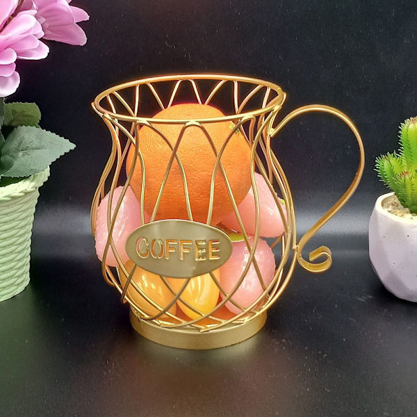 Pod Kaffegräddbehållare GULD Gold