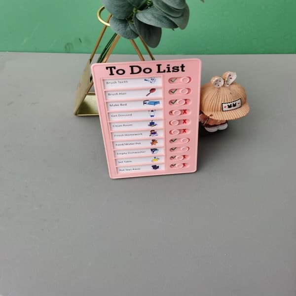 4 st Kontrolltavla Checklista Memo Board Chart Memo