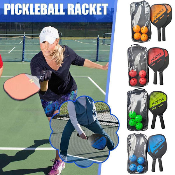 Pickleball- set, urheiluvarusteet VIHREÄ Green