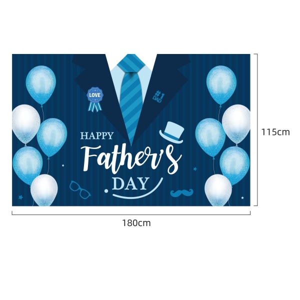 Glad fars dag temaparty bakgrundsbanner