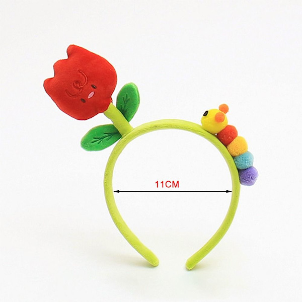 Blommor Tecknad Pannband Blomma Hårklämma C C C