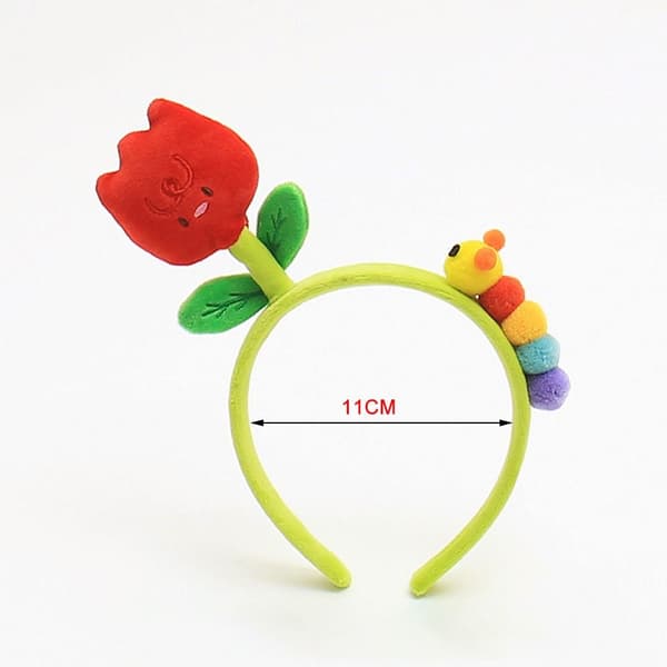 Blomster tegneseriehodebånd Flower HairClip E E E