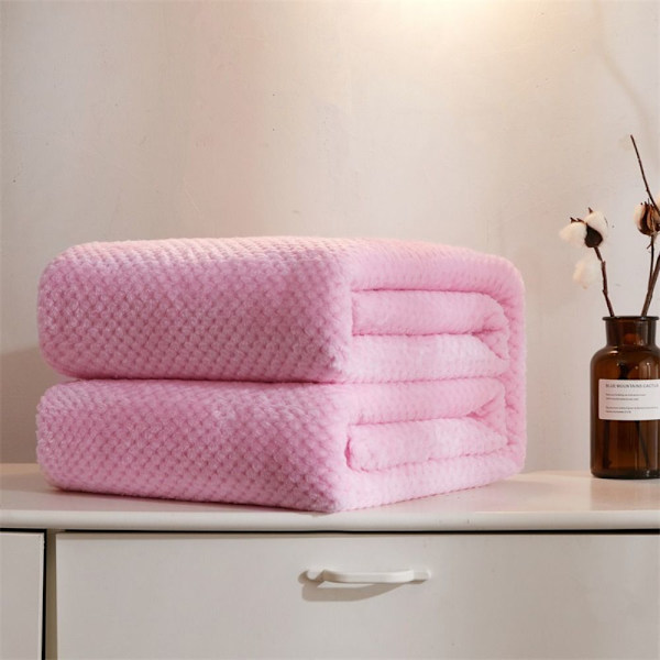 Sofateppe Fleece-teppe HVIT White
