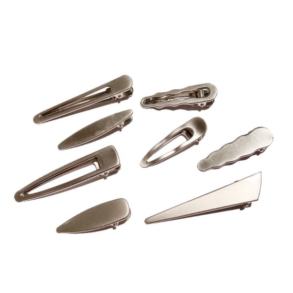Metalhårclips Hårglideklemmer 8 8 8
