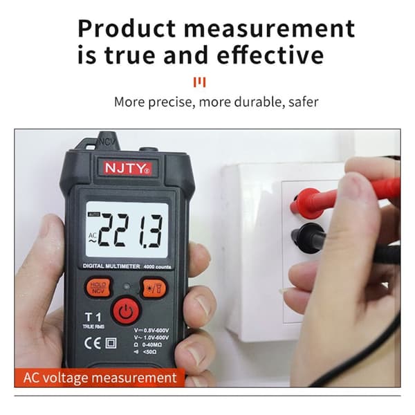 Smart Digital Multimeter Mini Metro Auto Range