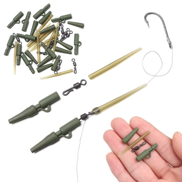 80st Säkerhetsledningsklämmor Quick Change Swivels BRUNT BRUNT brown