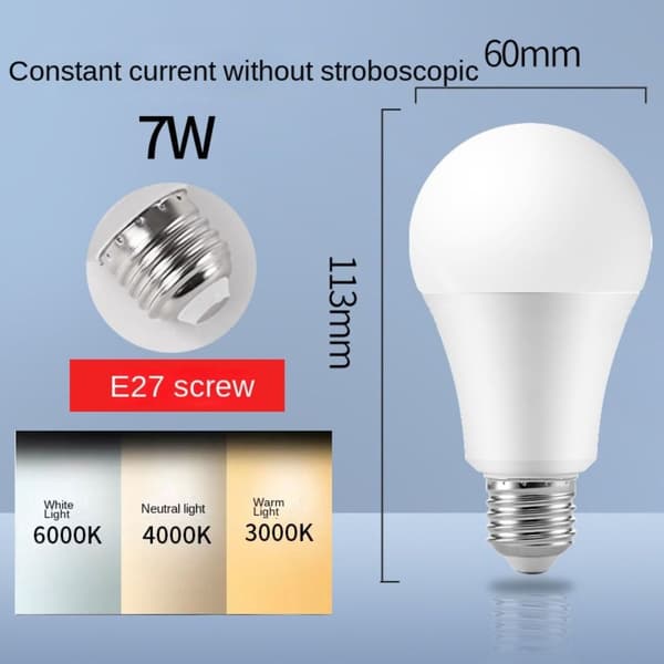 LED-lampa VIT LJUS9W 9W White light9W