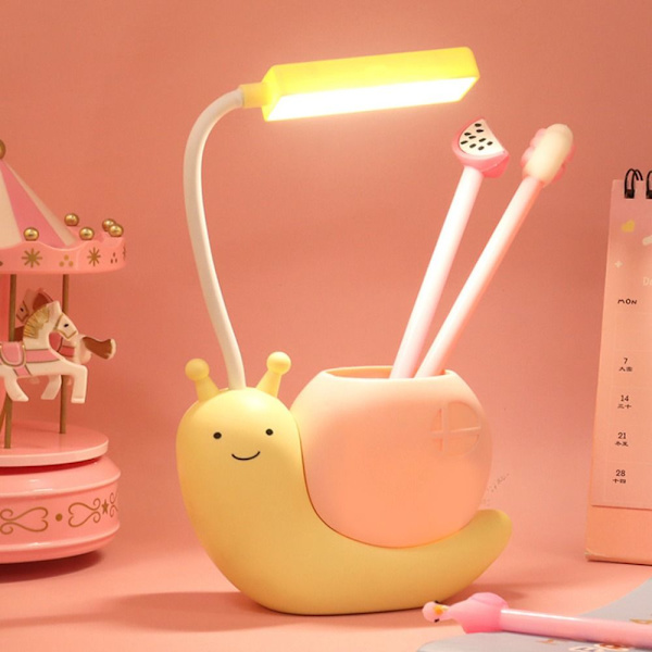 Skrivebordslampe LED Natlys GUL yellow
