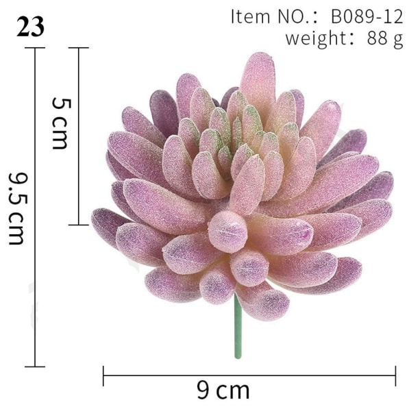 Dekoration Gröna konstgjorda suckulenter Växter 23 23 23