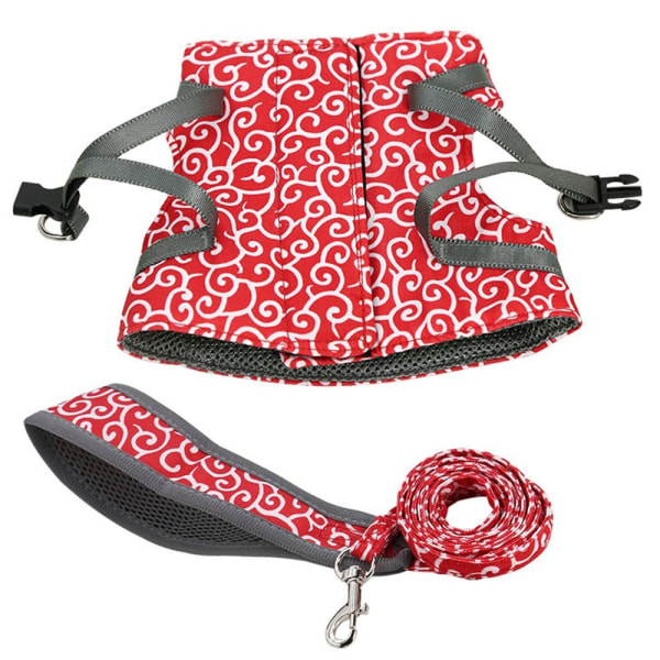 Kattevest Sele Kattesele Escape Proof RED S Red S