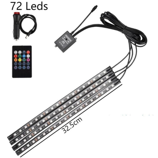 Neon Light Foot Strip Light Kit 72LED REMOTE CIG 72LED REMOTE 72LED Remote Cig