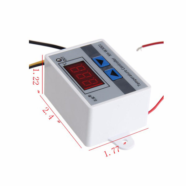 XH-W3001 DC 12/24/220V 10A digital temperaturkontroller 220V 1500W
