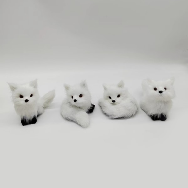 Simulering Furry Fox Model Rævefigurer BRUN C C Brown C-C