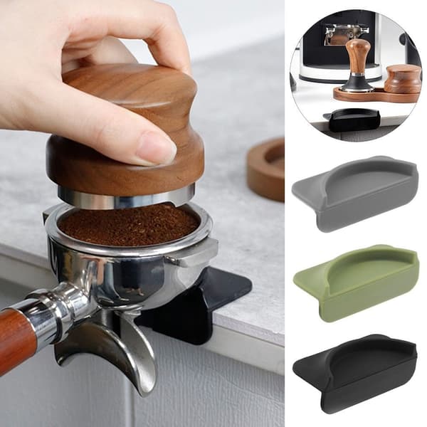 Silikon Gel Kaffe Tamper Mat GRÅ Grey