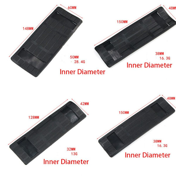 2stk Ryggsekk Skulderstropp Skulderpute 130X42MM 130x42mm