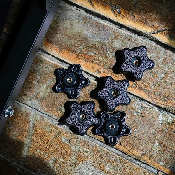 5 Star Knobs Gevind Knop 5/16in-18 Intern