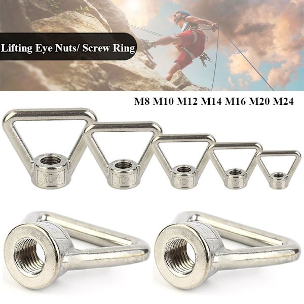 Kolmiomutterit Nostosilmukkamutterit M16 M16 M16