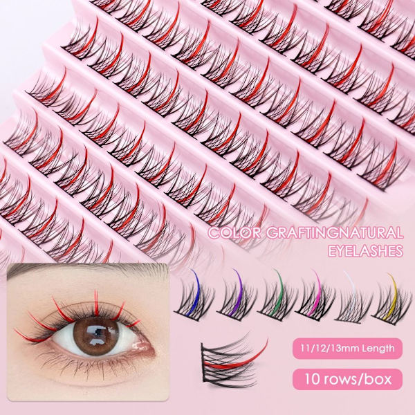 Yksilölliset ripset Cluster Lashes 06 06 06