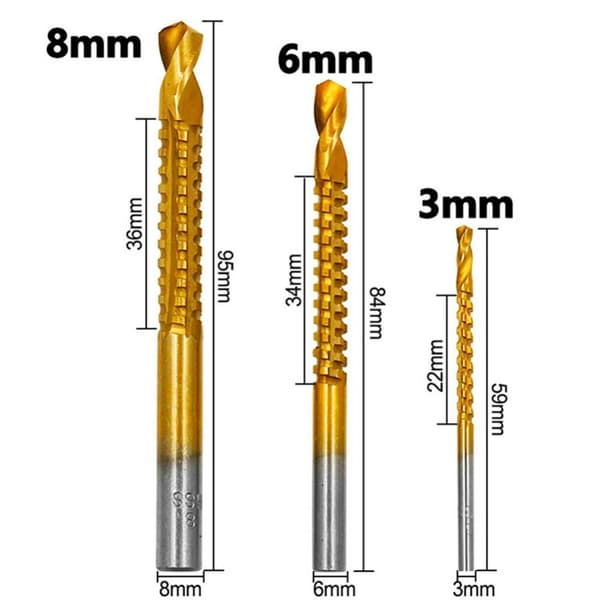 Step Drill Bit Pagoda Sawtooth Set OPP PACKNING OPP PACKNING OPP Packing