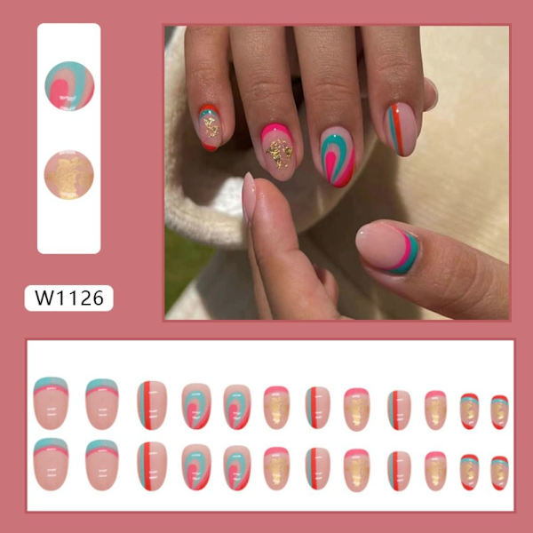 Falske Nails Fake Nails W1126 W1126 W1126