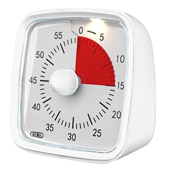 Visuell Timer Klasserom Timer HVIT White