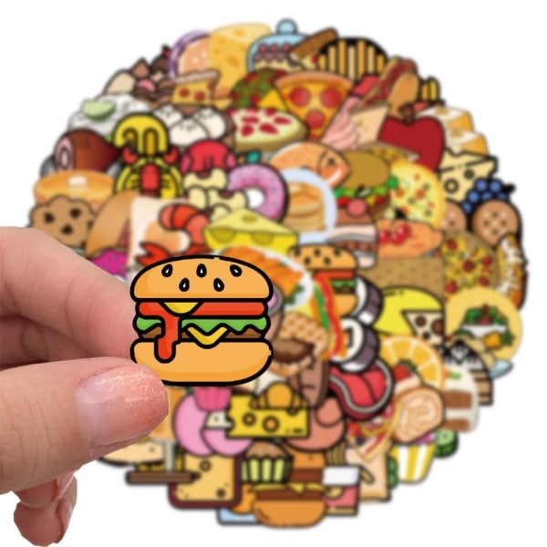 Food Stickers Bagage Stickers Laptop Stickers