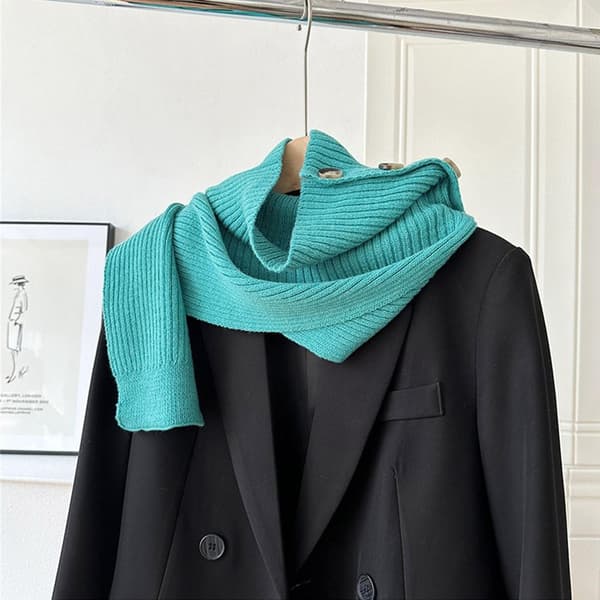 Sjal falsk krave SORT black