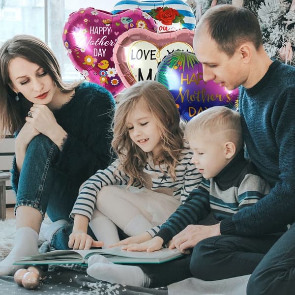 Gratulerer med morsdagen folieheliumballonger E E E