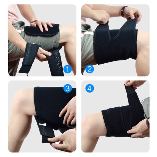 Lårkompressionsærme Hamstring Support Knæbind
