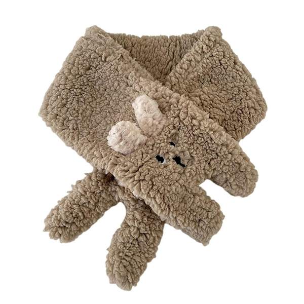 Tecknad plyschhalsduk Cross Collar Scarves KHAKI RABBIT RABBIT khaki rabbit-rabbit