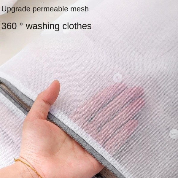 6 ST Small Fine Mesh Tvättväskor Underkläder Påsar Dragkedja Tvätt 6pcs