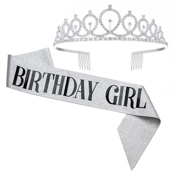 Birthday Queen/Girl Hodeklemme Metall Hårklemmer 2 2 2