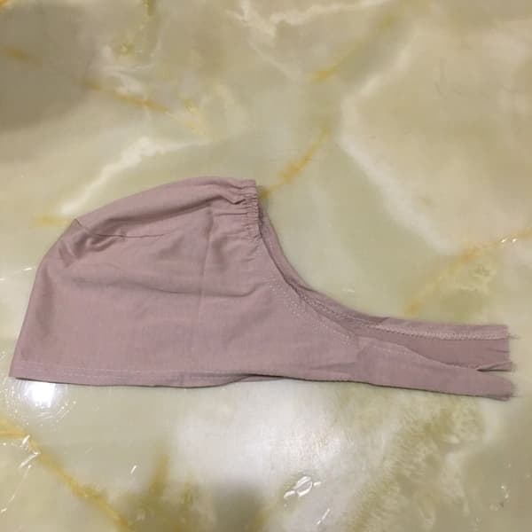 Kvinner Under skjerf Hijab Bonnet Cap ROSA Pink