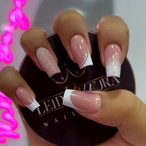 24stk False Nails Long Square W329 W329