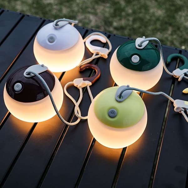 Campinglampe Utelys BRUN Brown