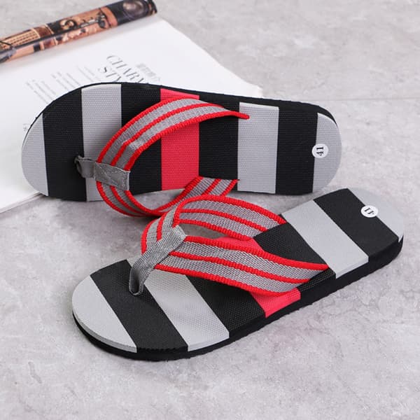 Mænd Hjemmesko Fritid Flip Flops SORT-43 SORT-43 Black-43