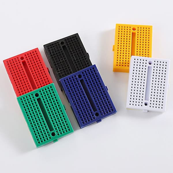 6 stk. Breadboard Kit Distributionsforbindelsesblokke Loddefri