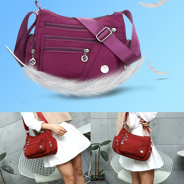 Naisten Crossbody Laukut Kangaskassi RUSKEA brown