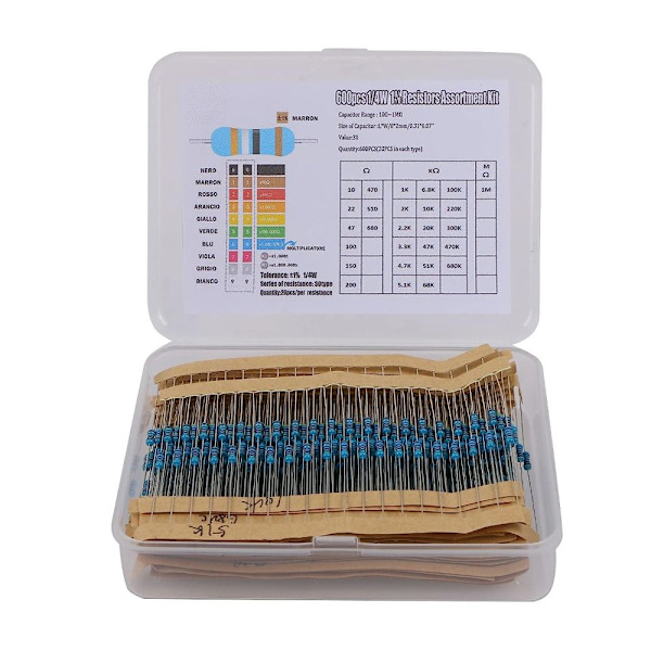 600st Resistor Kit Resistor Sortiment Kit Metallfilm