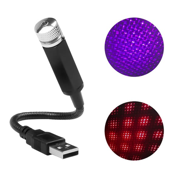 Star Night Light Autot Asusteet Sisustus PUNAINEN Red
