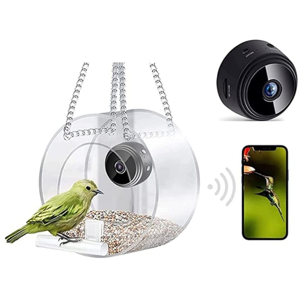 Smart fuglefoder med kamera A A A
