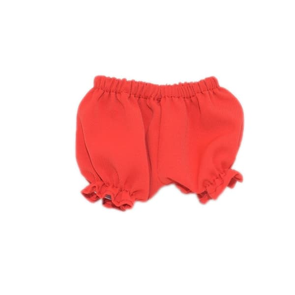 Mini Blondebukser Dukketøj RØD red