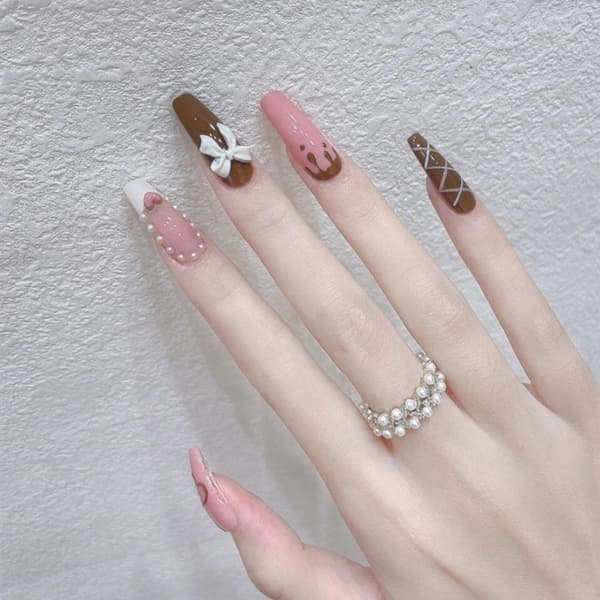 Ballerina False Nails Fake Nails Z-252 Z-252 Z-252