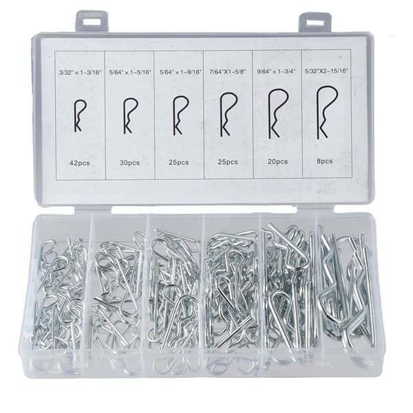 150 Stk Splint R Shape Clips Hårnåle Silver