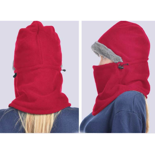Warm Hat Hat Scarf GRÅ grey